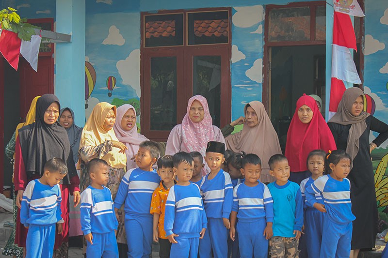 Keseruan Anak-anak PAUD Lomba Agustusan bersama Mahasiswa KKN UIN Jakarta - Bagian 6