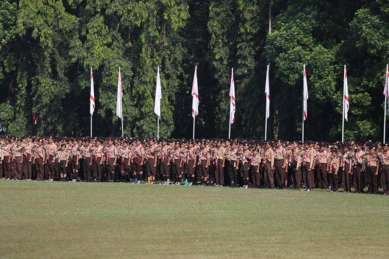 10.000 Angota Pramuka se-Indonesia Ikuti Peringatan Hari Pramuka 2024 - Bagian 2