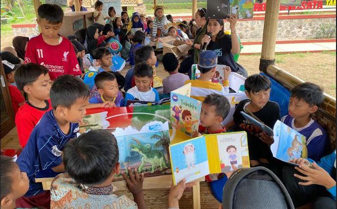 Genjot Literasi Anak-Anak, MNC Peduli Bangun 2 Rumah Baca di Cianjur