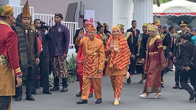 Makna Baju Adat Melayu Pontianak yang Dipakai Wapres Ma'ruf Amin, Simbol Keragaman-Kejayaan