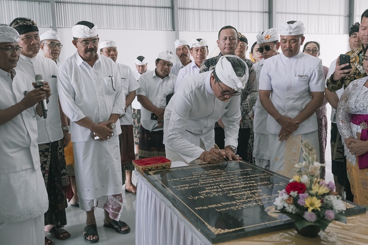 Diresmikan, Gedung RMU Perusahaan Daerah Pasar dan Pangan Mangu Giri Sedana Dipelaspas
