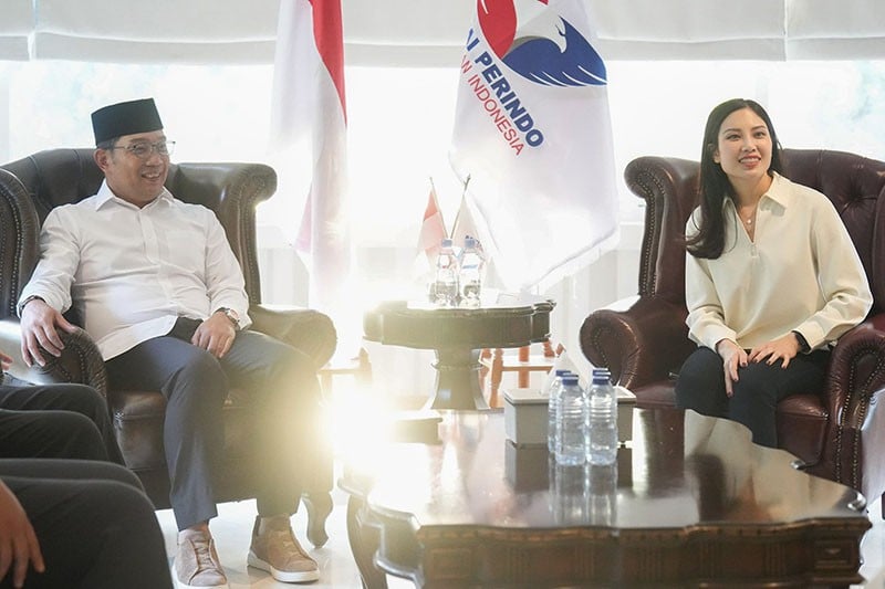 Ketum Partai Perindo Angela Tanoesoedibjo Bertemu Bakal Calon Gubernur DKI Jakarta Ridwan Kamil - Bagian 2
