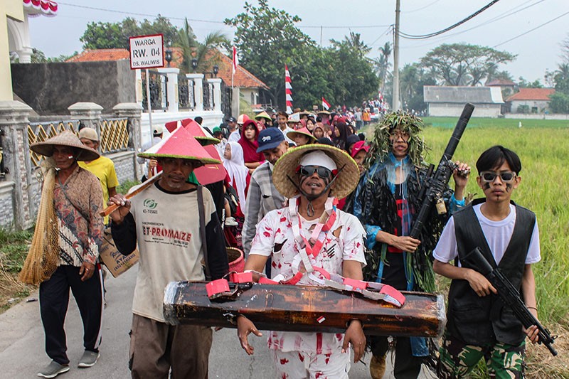 Karnaval Meriahkan Hari Kemerdekaan ke-79 RI di Desa Waliwis Tangerang - Bagian 1