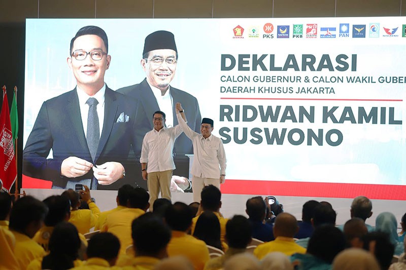 Deklarasi Ridwan Kamil dan Suswono Cagub-Cawagub DKI Jakarta - Bagian 2