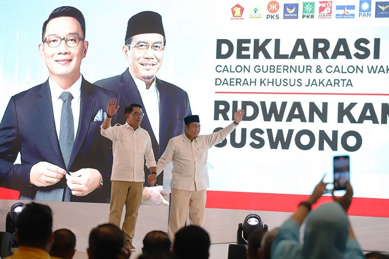 Deklarasi Ridwan Kamil dan Suswono Cagub-Cawagub DKI Jakarta - Bagian 3