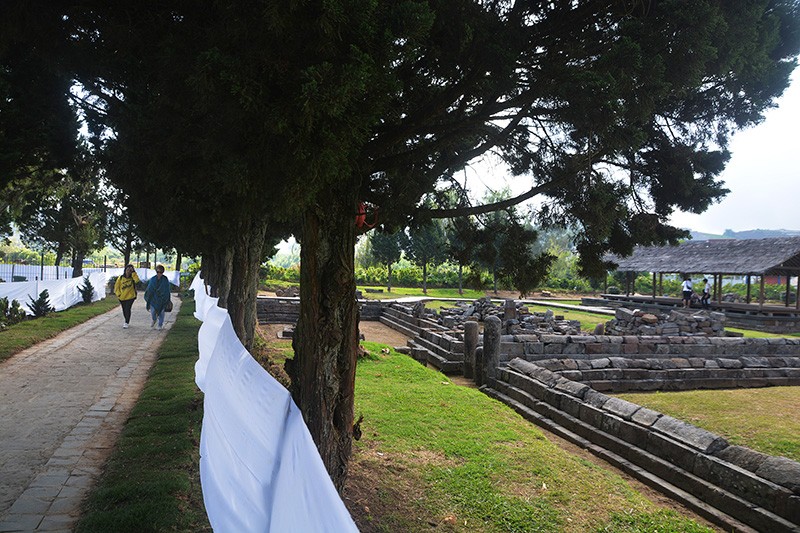 Candi Arjuna Bersolek Menyambut Dieng Culture Festival 2024 - Bagian 5