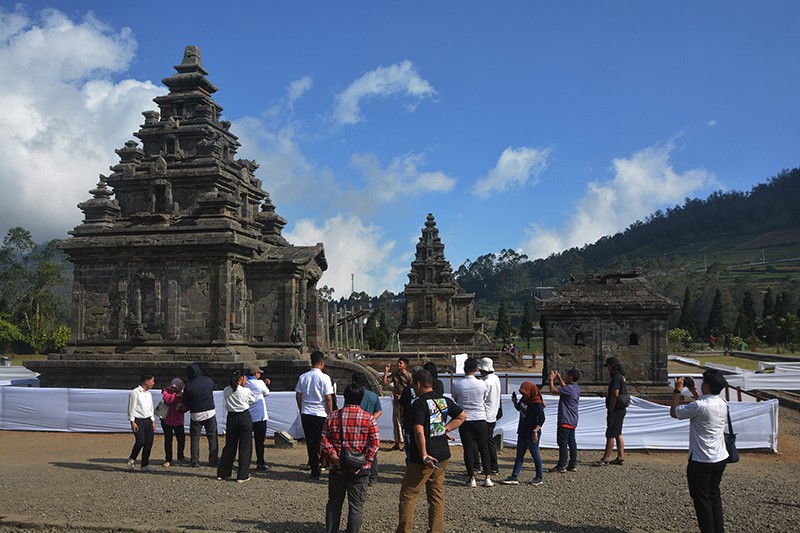 Candi Arjuna Bersolek Menyambut Dieng Culture Festival 2024 - Bagian 6