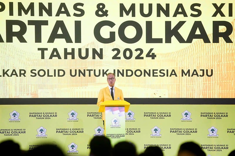 Rapimnas Partai Golkar Dibuka, Airlangga Hartarto Absen - Bagian 1