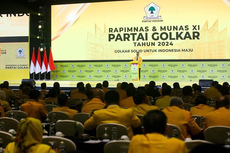 Rapimnas Partai Golkar Dibuka, Airlangga Hartarto Absen - Bagian 2