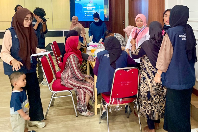 Program Cek Kesehatan Gratis Digelar Mahasiswa KKN UIN Jakarta - Bagian 2