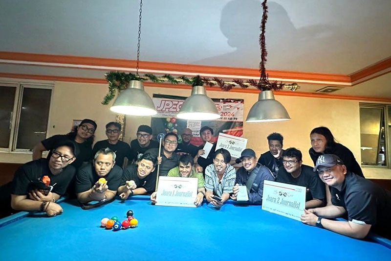 Turnamen Biliar JPEG jadi Ajang Donasi untuk Mantan Wartawan  - Bagian 6
