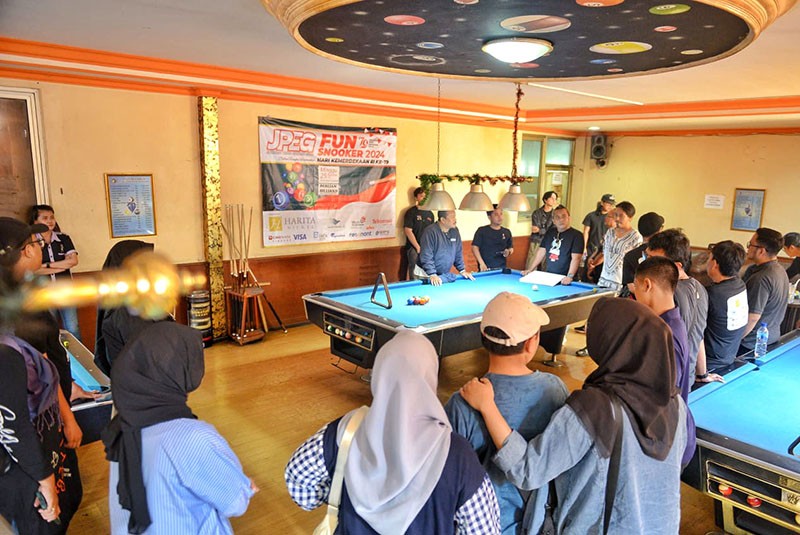 Turnamen Biliar JPEG jadi Ajang Donasi untuk Mantan Wartawan  - Bagian 1