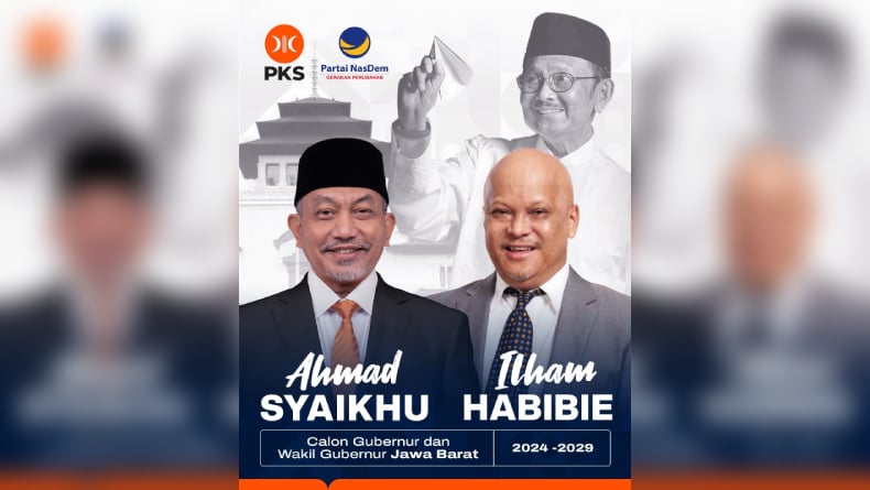 Presiden PKS Ahmad Syaikhu Duet Dengan Ilham Habibie Maju Pilgub Jabar