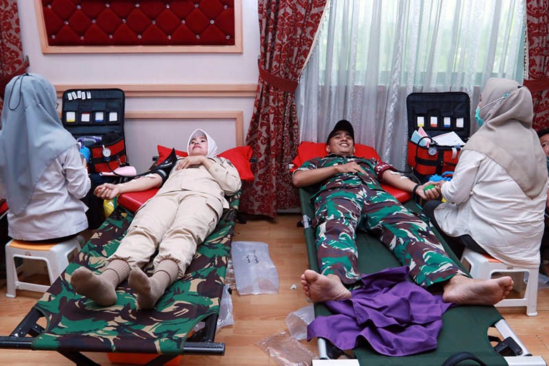 Aksi Sosial Donor Darah untuk 79 Tahun Kemerdekaan RI - Bagian 1