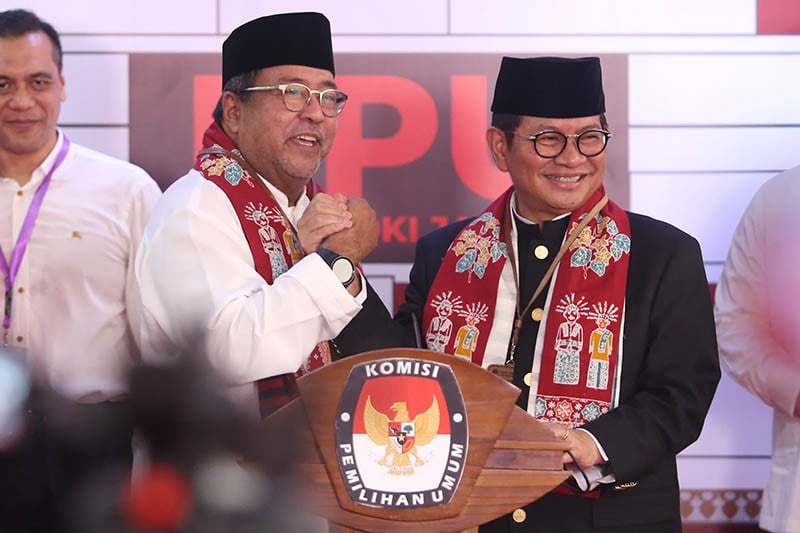 Pramono Anung-Rano Karno Didampingi Ahok Daftar Pilgub DKI Jakarta