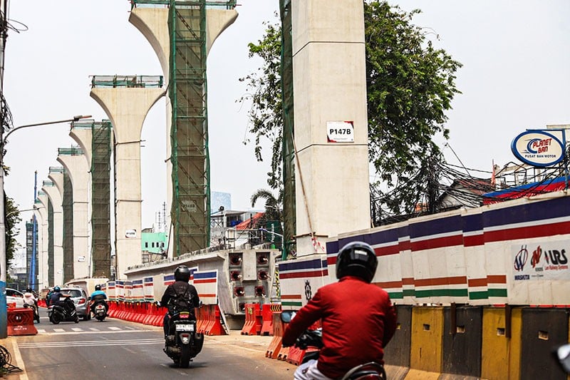 Rekayasa Arus Lalu Lintas Imbas Proyek LRT Jakarta - Bagian 1