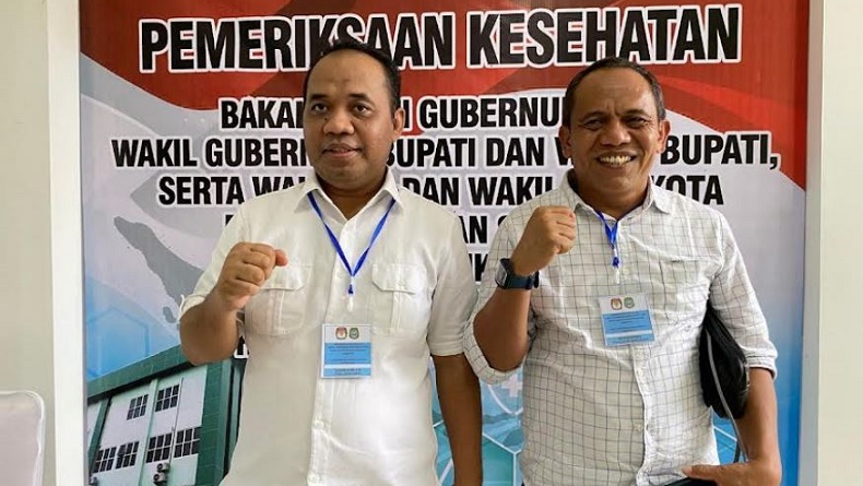 Selesai Tes Kesehatan Pilkada Halmahera Selatan, Rusihan-Muhtar: Alhamdulillah Lancar