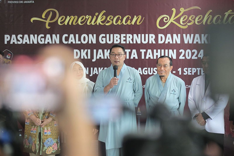 Pilgub Jakarta: Ridwan Kamil-Suswono Jalani Tes Kesehatan  - Bagian 3