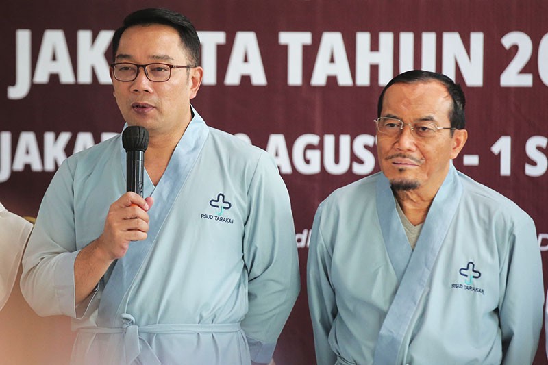 Pilgub Jakarta: Ridwan Kamil-Suswono Jalani Tes Kesehatan  - Bagian 2