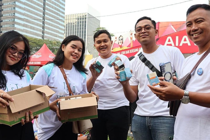 Team Teto Bagi-bagi Produk dan Sarapan saat CFD Jakarta, FX Sudirman Memanas! - Bagian 3