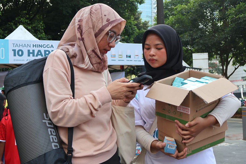 Team Teto Bagi-bagi Produk dan Sarapan saat CFD Jakarta, FX Sudirman Memanas! - Bagian 2