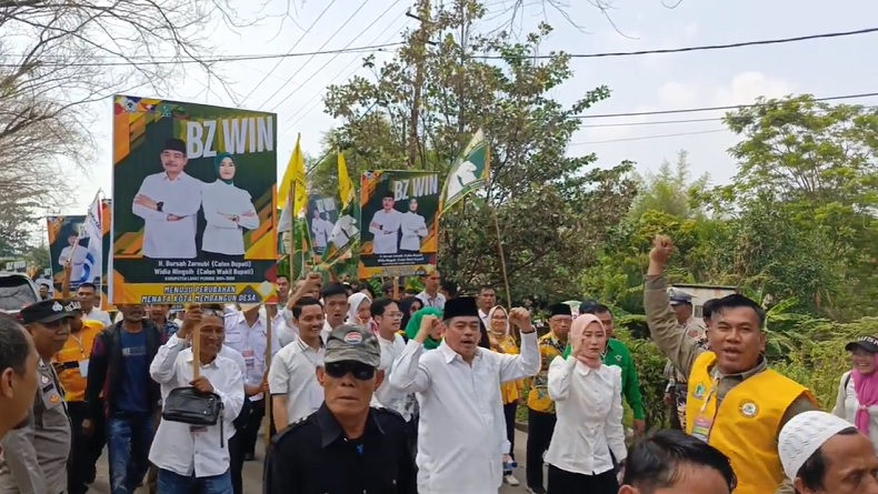Pilkada 2024, Bursah Zarnubi-Widia Ningsih Resmi Mendaftar ke KPU Lahat