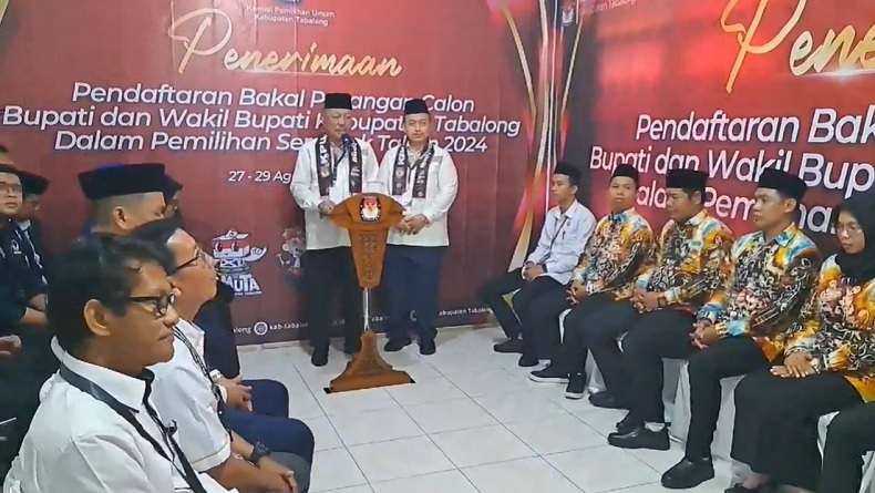 Daftar Pilkada Tabalong ke KPU, Sani-Usman: Alhamdulillah Berkas Kami Lengkap