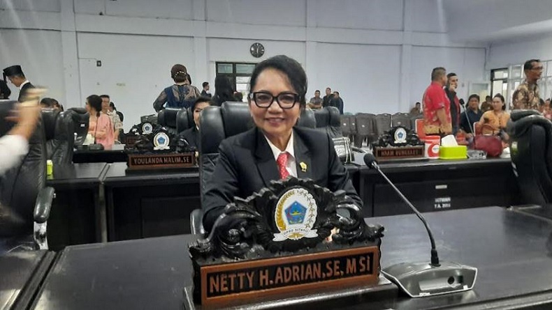 Dilantik Jadi Anggota DPRD, Netty Andrian Yakin Partai Perindo Makin Jaya di Sitaro