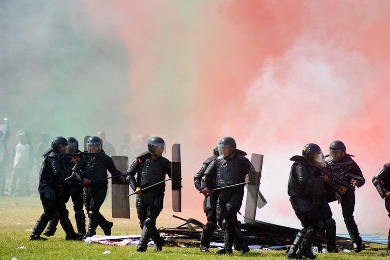 Latihan Penanggulangan Konflik Sosial pada Pilkada Jawa Tengah 2024 - Bagian 3