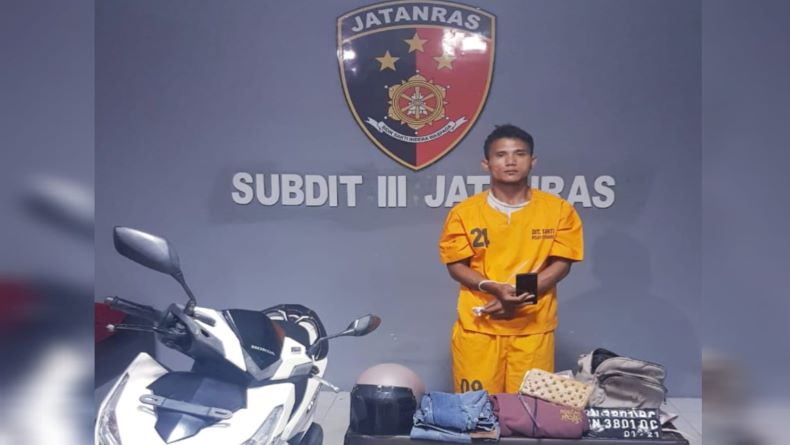 Hendak Kabur ke Palembang, Residivis Curat 11 TKP Ditangkap Tim Jatanras Polda Babel