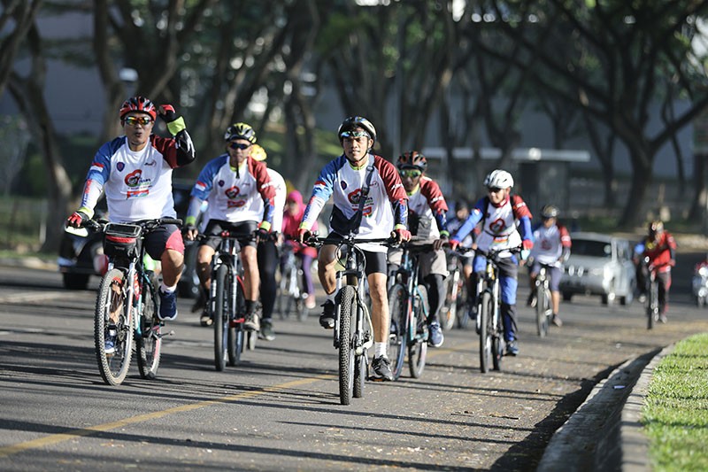 500 Pesepeda Meriahkan Fun Bike 20 K di Bandung Barat - Bagian 2