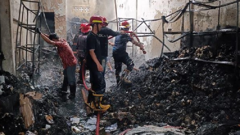 Toko di Pandeglang Terbakar, Sempat Terdengar Ledakan saat Bocah Main Korek Api