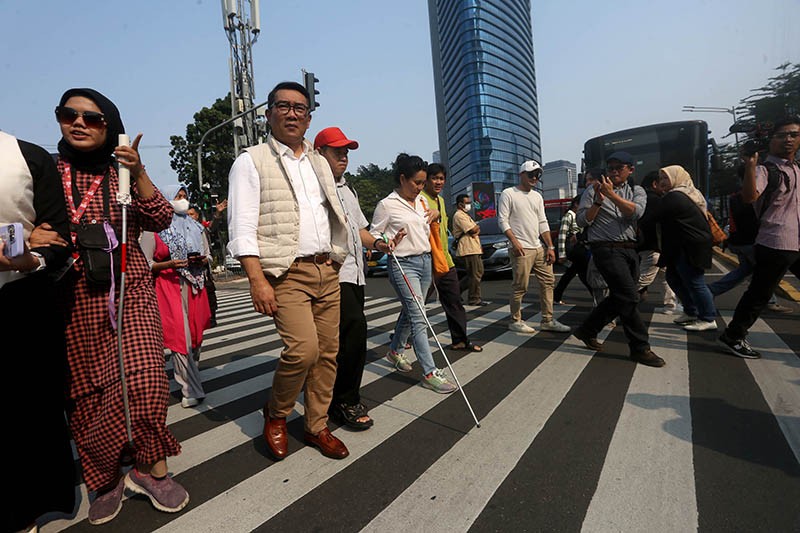 Ridwan Kamil Cek Fasilitas Umum untuk Teman Disabilitas - Bagian 1