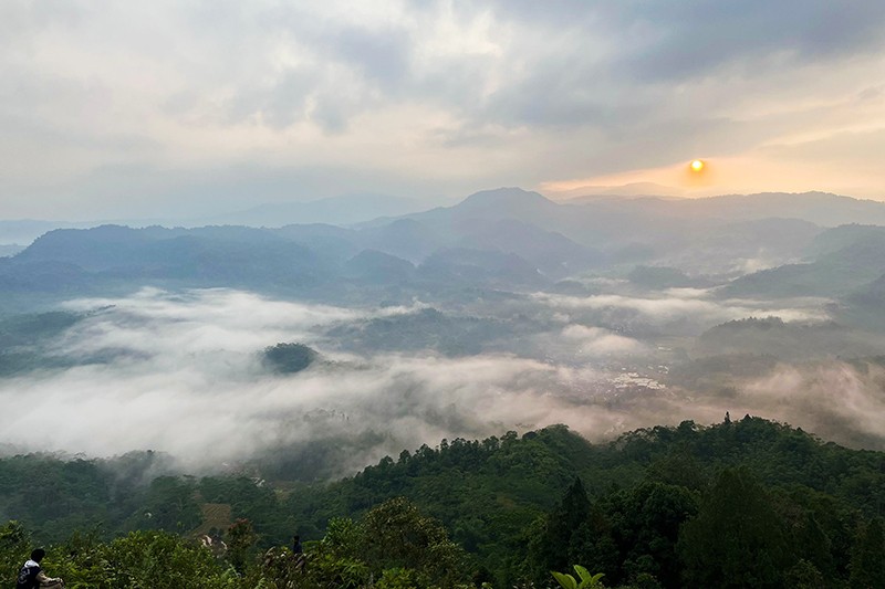 Melihat Keindahan Alam Negeri di Atas Awan Citorek Lebak Banten - Bagian 2