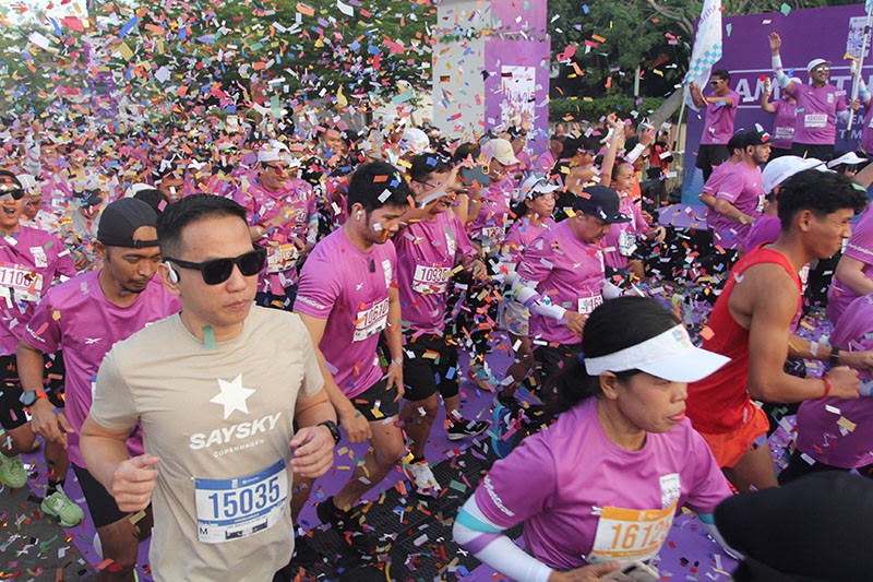 Menparekraf Sandiaga Uno bersama Amartha Ajak 3.000 Peserta Lari 10 K - Bagian 5