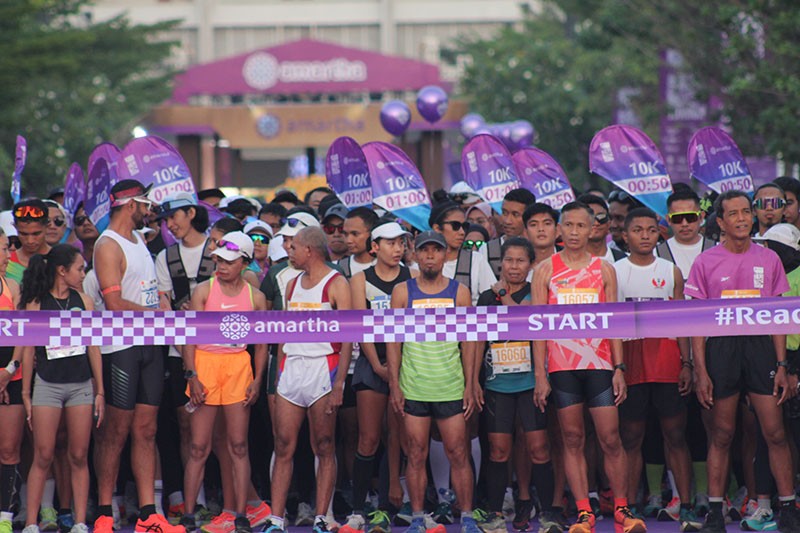 Menparekraf Sandiaga Uno bersama Amartha Ajak 3.000 Peserta Lari 10 K - Bagian 3