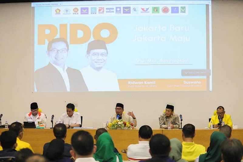 Rapat Koordinasi Pertama Tim Pemenangan RIDO, Ahmad Riza Patria Jadi Ketua Timses - Bagian 1