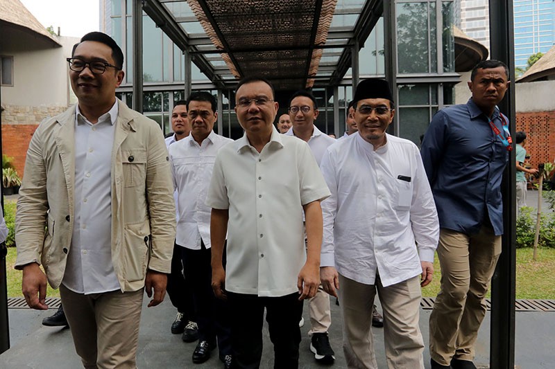 Silaturahmi Partai Koalisi Pendukung Ridwan Kamil - Suswono - Bagian 1