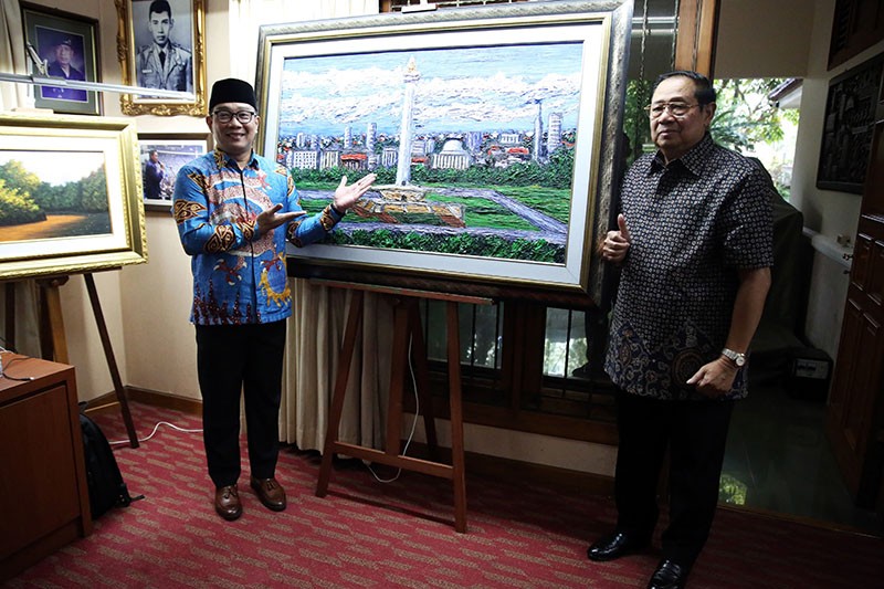 Ridwan Kamil-Suswono Disambut Hangat SBY saat Silaturahmi ke Cikeas - Bagian 4