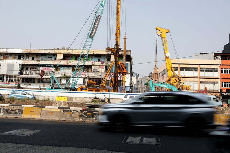 Progres Pembangunan MRT Jakarta Fase 2 di Kawasan Harmoni - Bagian 3