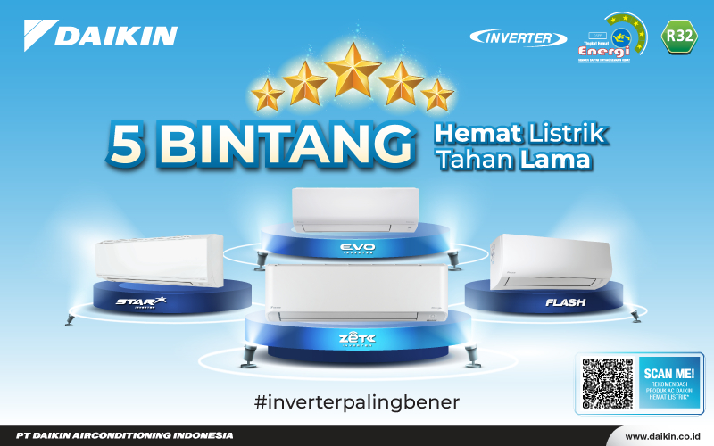 AC Inverter, Lebih Cepat Dingin dan Hemat Listrik!