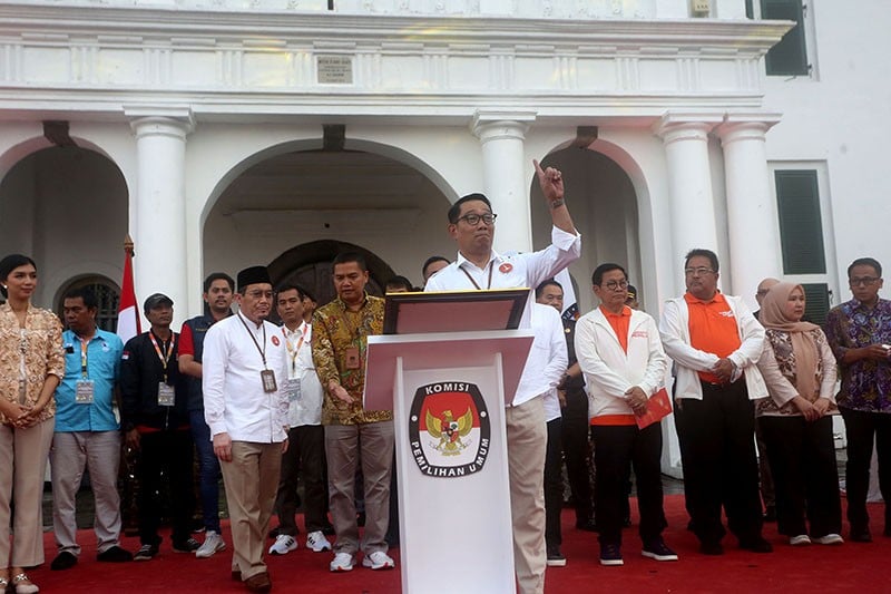 Tiga Pasang Cagub-Cawagub Jakarta Sepakat Wujudkan Pilgub 2024 Damai  - Bagian 1