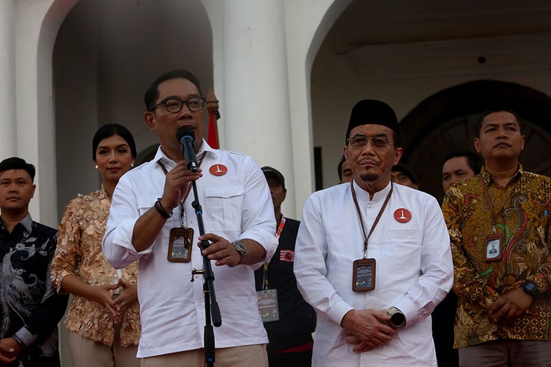 Tiga Pasang Cagub-Cawagub Jakarta Sepakat Wujudkan Pilgub 2024 Damai  - Bagian 5