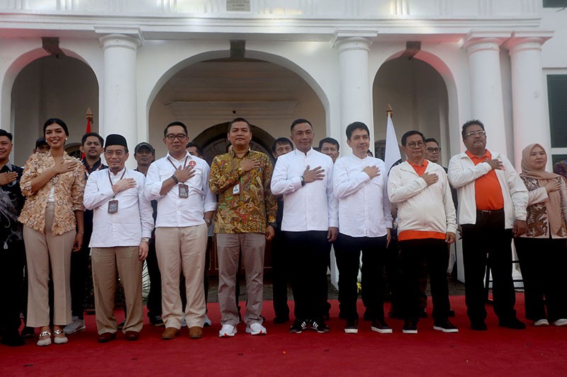 Tiga Pasang Cagub-Cawagub Jakarta Sepakat Wujudkan Pilgub 2024 Damai  - Bagian 3