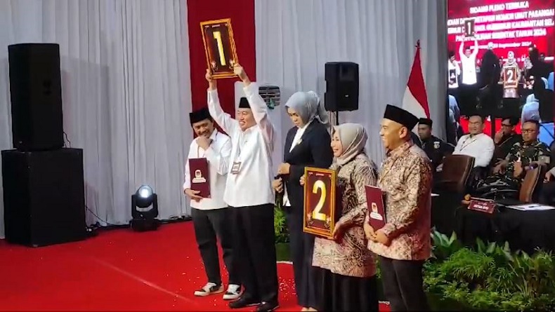 Muhidin-Hasnuryadi Sulaiman Nomor Urut 1 di Pilkada Kalsel, Raudatul Jannah-Rozanie 2
