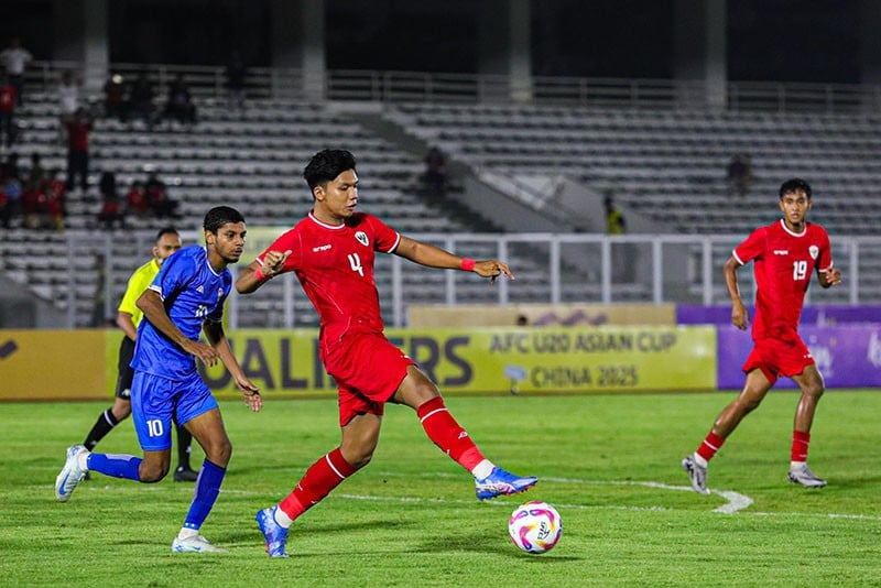 Selebrasi Jens Raven dan Toni Firmansyah Timnas Indonesia Libas Maladewa 4-0 - Bagian 5