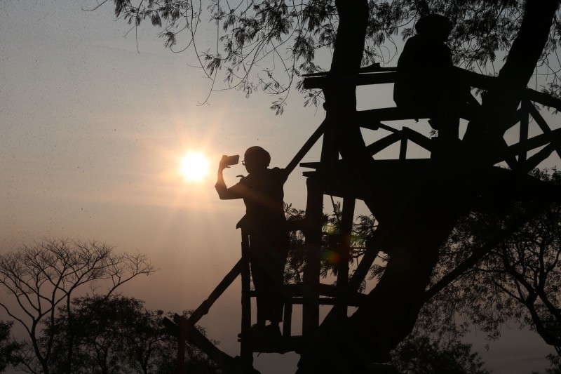 Melihat Indahnya Sunrise di Hamparan Kebun Teh Bukit Kuneer Malang - Bagian 5