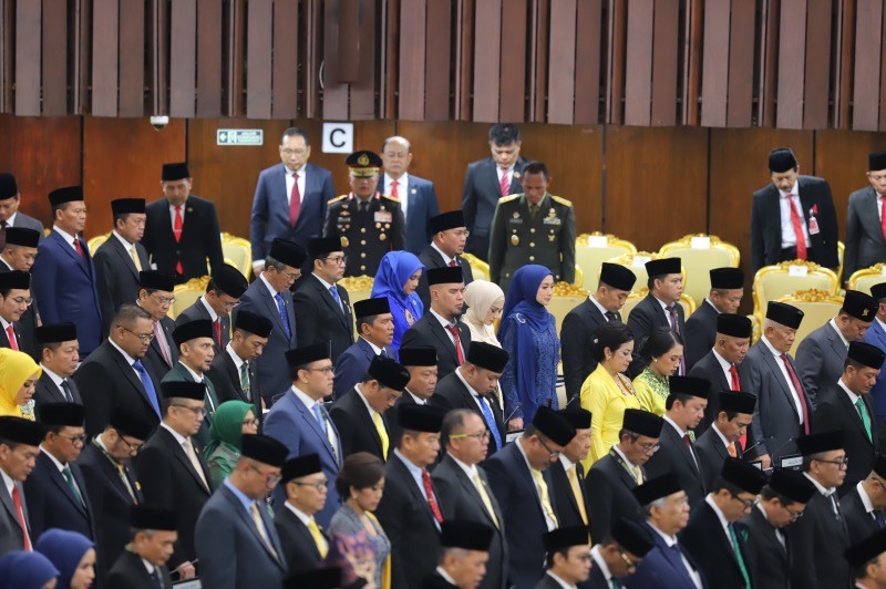 Pelantikan 580 Anggota DPR RI Periode 2024-2029, Ada Ahmad Dhani dan Istri - Bagian 1