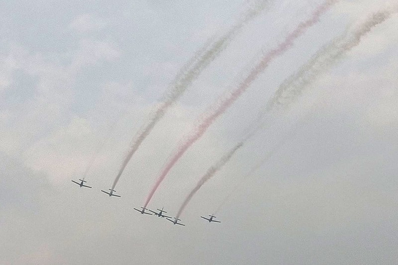 Suasana Gladi Bersih HUT ke-79 TNI di Monas - Bagian 6