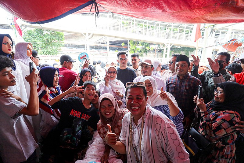 Suswono Blusukan Temui Pedagang Pasar Jatibaru Tanah Abang - Bagian 3